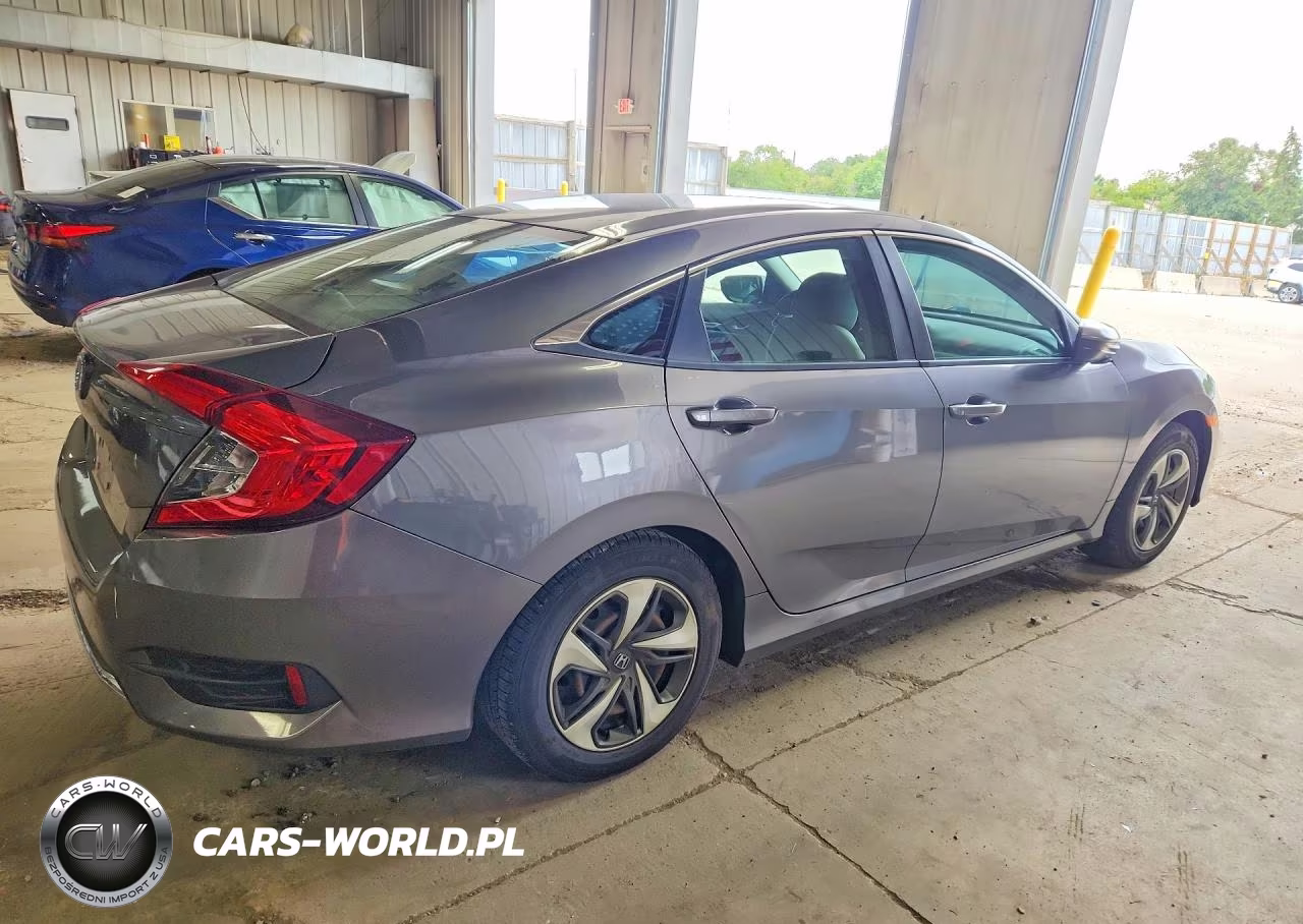 2019 Honda Civic Lx VIN:19XFC2F61KE027386 - 3