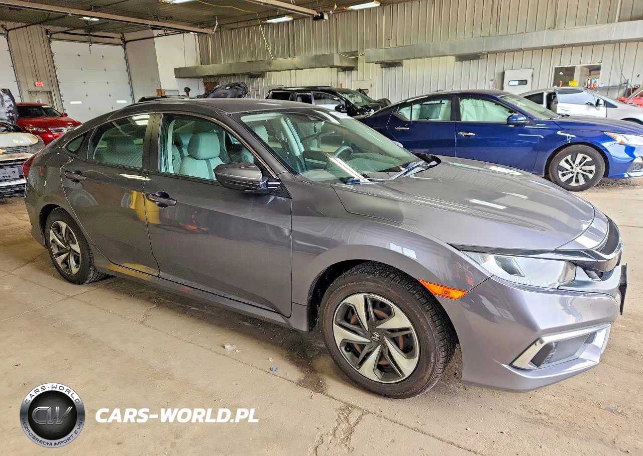 2019 Honda Civic Lx VIN:19XFC2F61KE027386 - 4