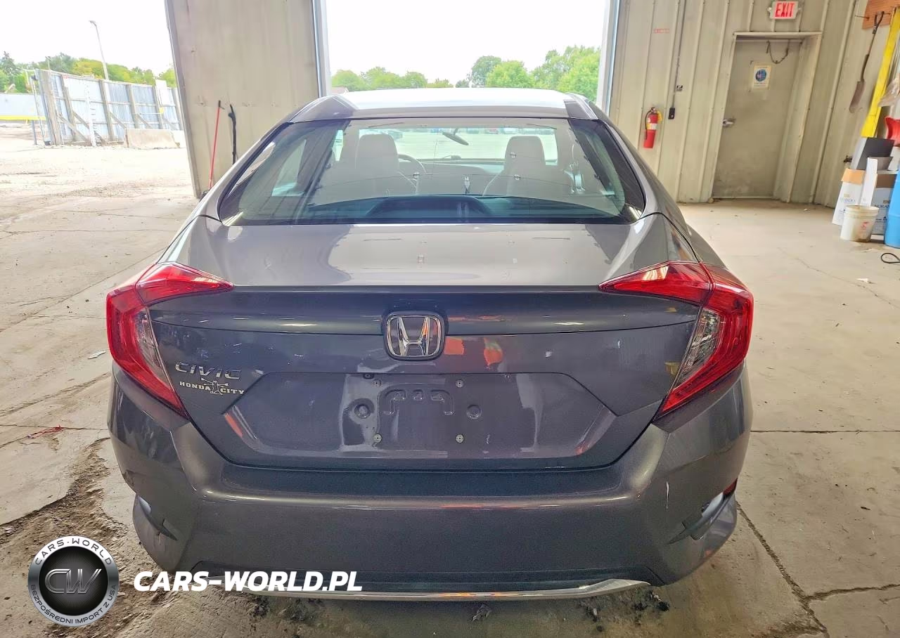 2019 Honda Civic Lx VIN:19XFC2F61KE027386 - 6