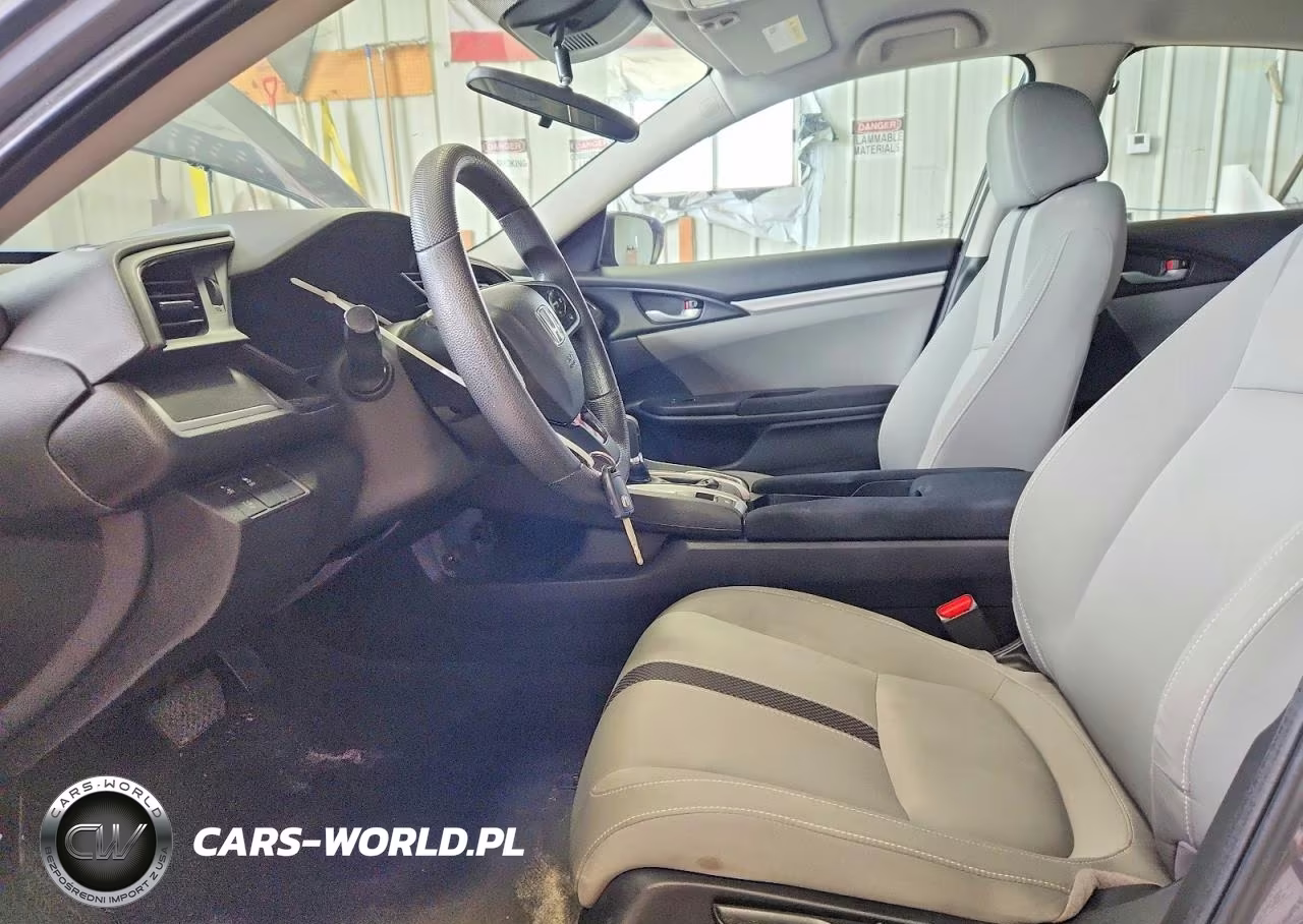 2019 Honda Civic Lx VIN:19XFC2F61KE027386 - 7