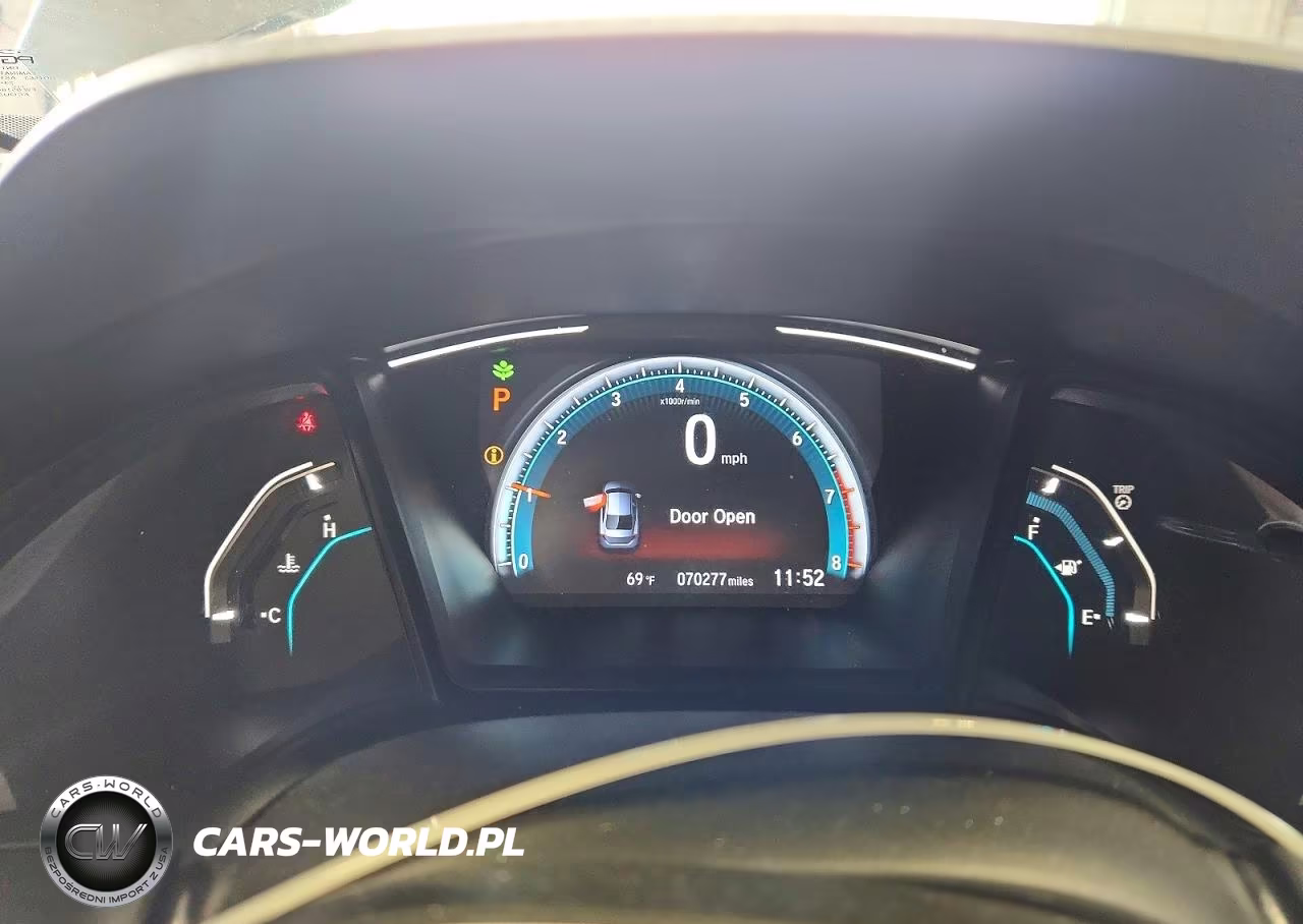 2019 Honda Civic Lx VIN:19XFC2F61KE027386 - 9