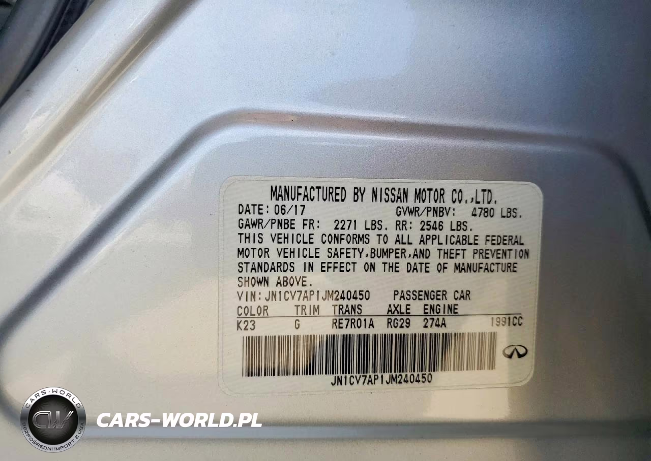 2018 Infiniti Q50 2.0T Pure VIN:JN1CV7AP1JM240450 - 12