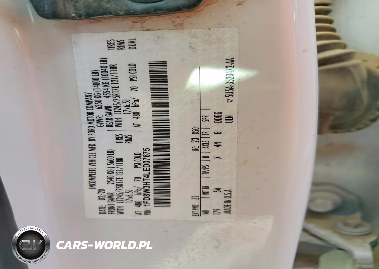 2020 Ford F350 Super Duty VIN:1FD8W3HT4LED07675 - 13