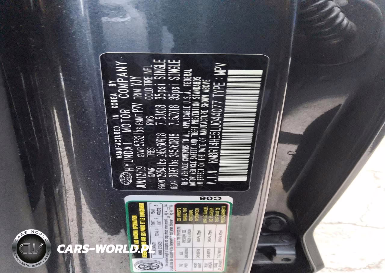 2020 Hyundai Palisade Se VIN:KM8R14HE5LU044077 - 13