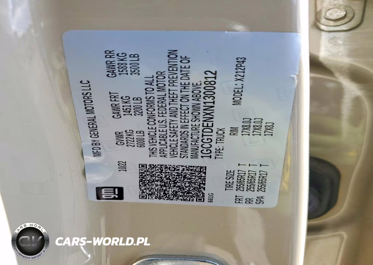 2022 Chevrolet Colorado Z71 VIN:1GCGTDENXN1300812 - 13