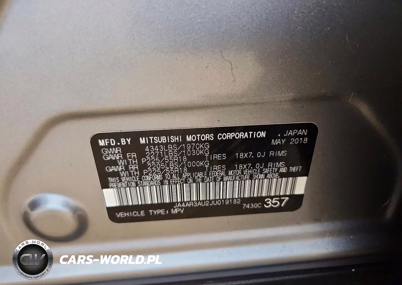 2018 Mitsubishi Outlander Sport Es VIN:JA4AR3AU2JU019182 - 13