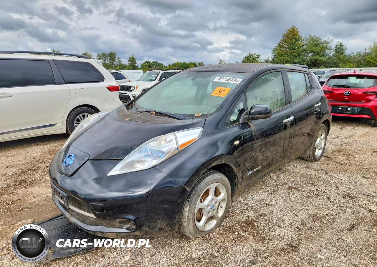 2012 Nissan Leaf Sv VIN:JN1AZ0CP7CT021243 - 1