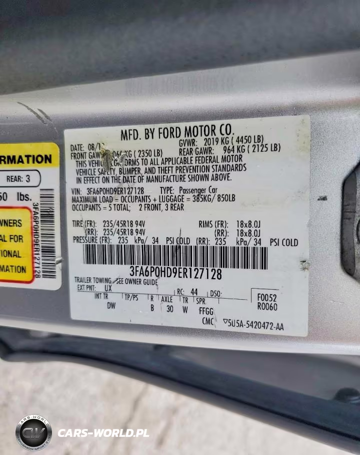 2014 Ford Fusion Se VIN:3FA6P0HD9ER127128 - 12