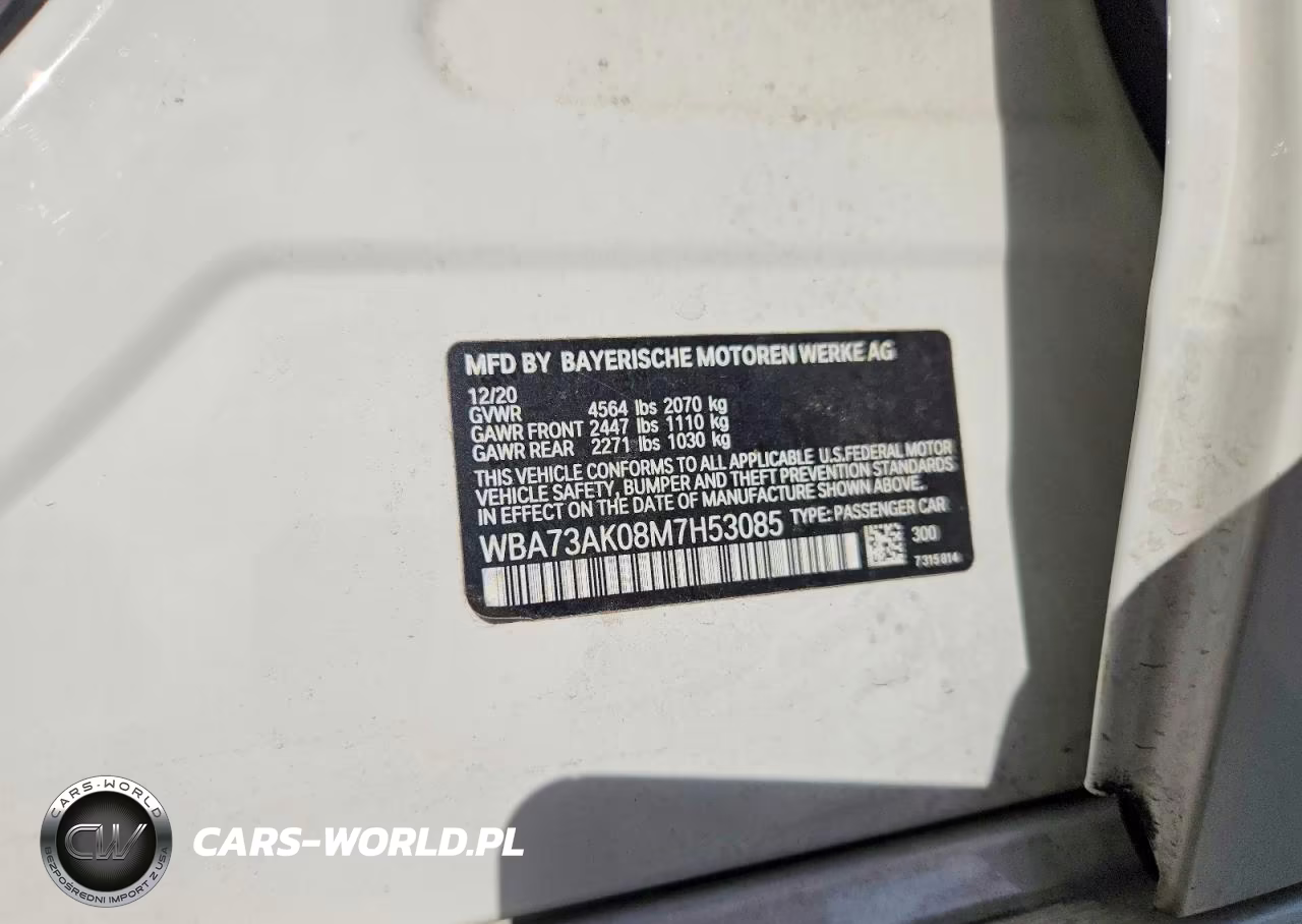 2021 BMW 228Xi VIN:WBA73AK08M7H53085 - 13