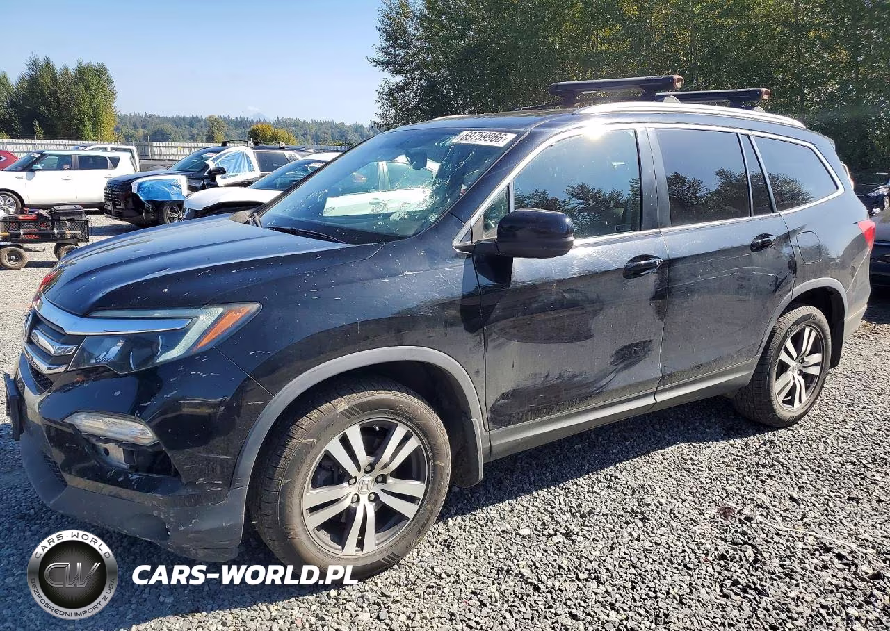 2017 Honda Pilot Exln VIN:5FNYF6H78HB024484 - 1
