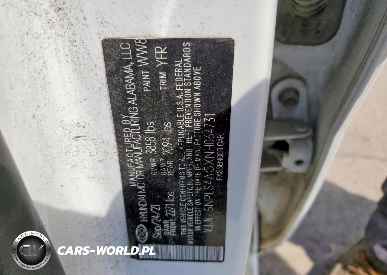 2022 Hyundai Elantra Sel VIN:5NPLS4AGXNH064731 - 12