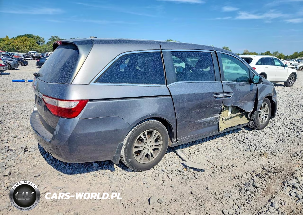 2012 Honda Odyssey Exl VIN:5FNRL5H69CB047439 - 3