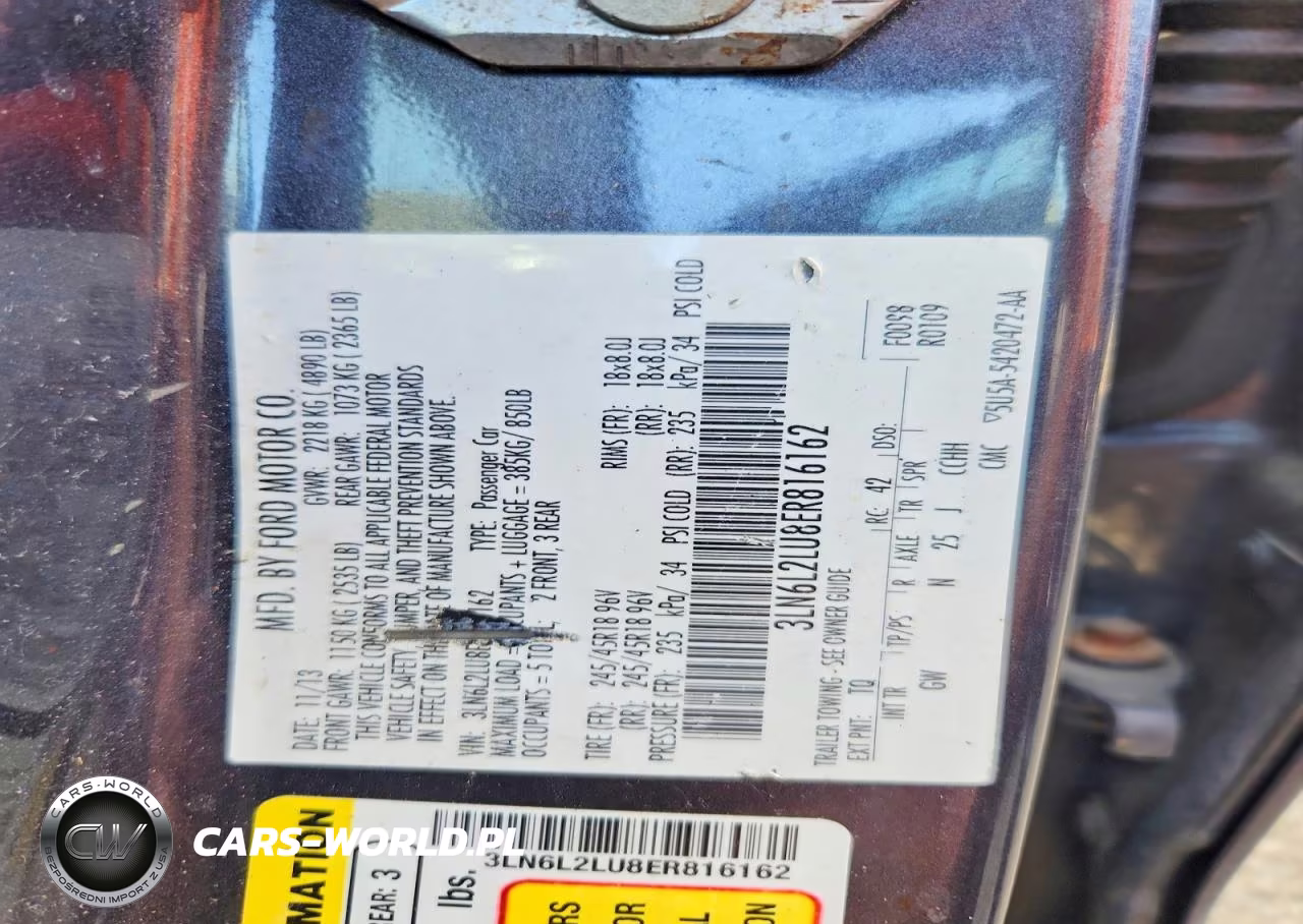 2014 Lincoln Mkz Hybrid VIN:3LN6L2LU8ER816162 - 12