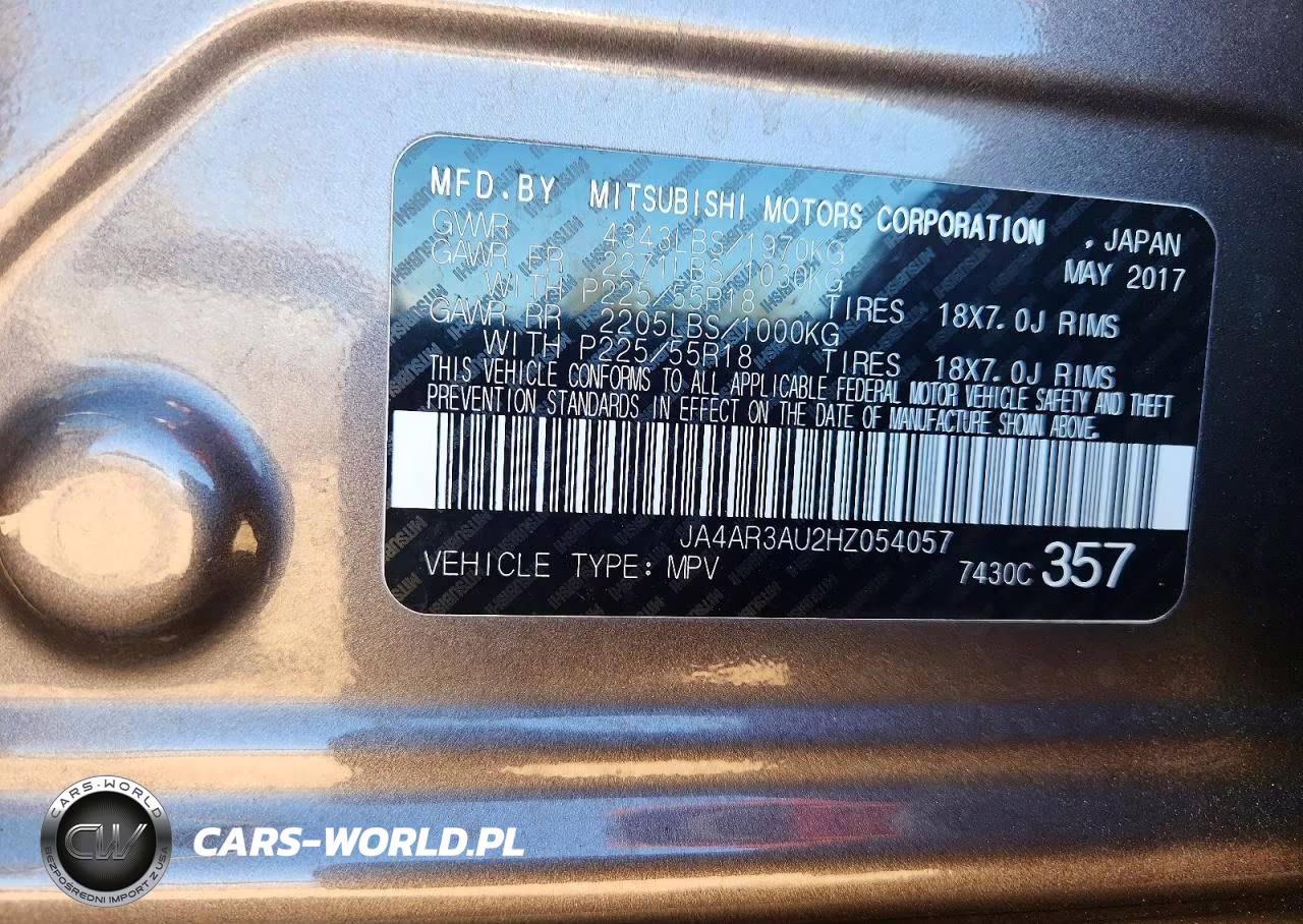 2017 Mitsubishi Outlander Sport Es VIN:JA4AR3AU2HZ054057 - 12