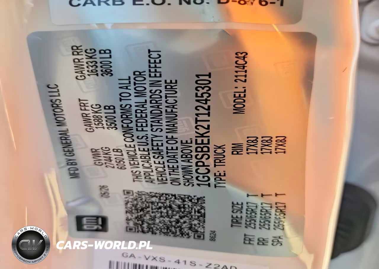 2026 Chevrolet Colorado VIN:1GCPSBEK2T1245301 - 13