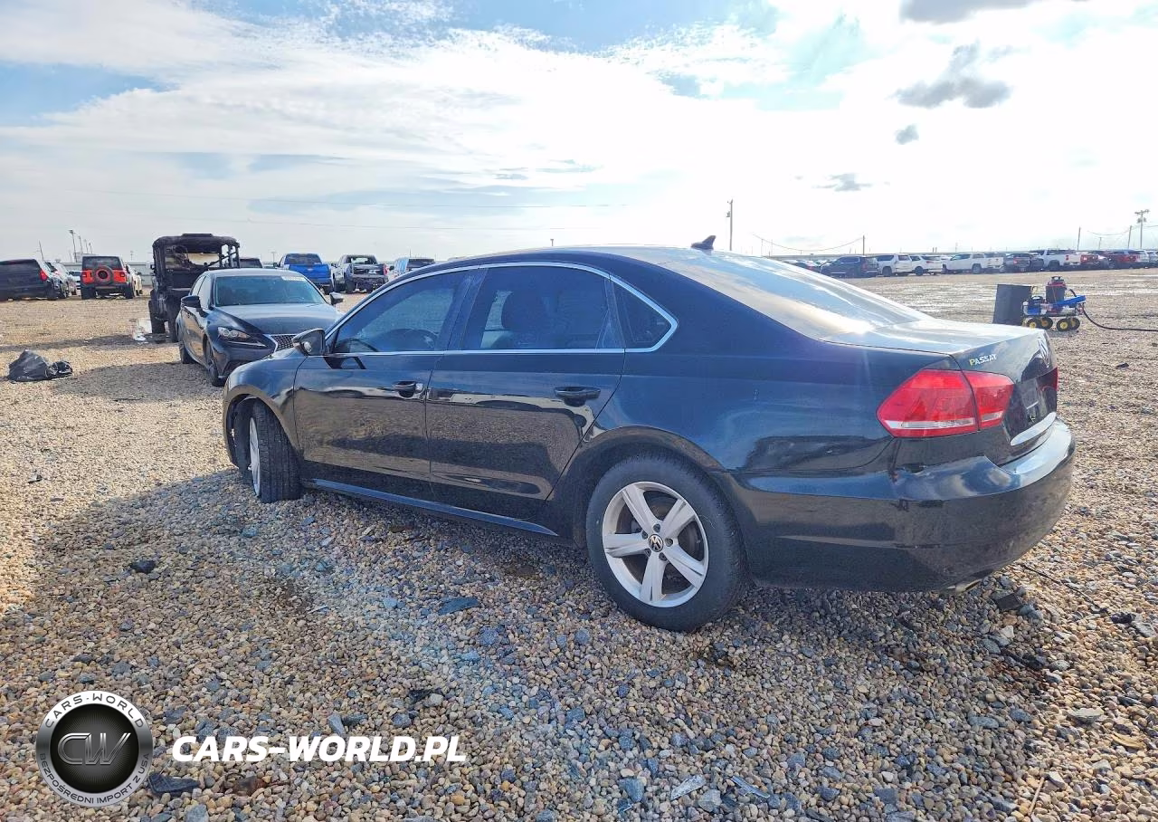 2012 Volkswagen Passat Se VIN:1VWBP7A31CC074078 - 2
