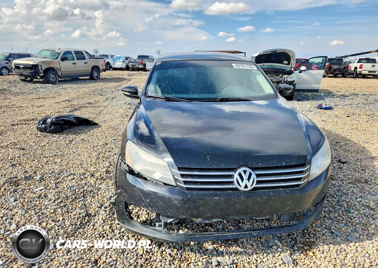 2012 Volkswagen Passat Se VIN:1VWBP7A31CC074078 - 5