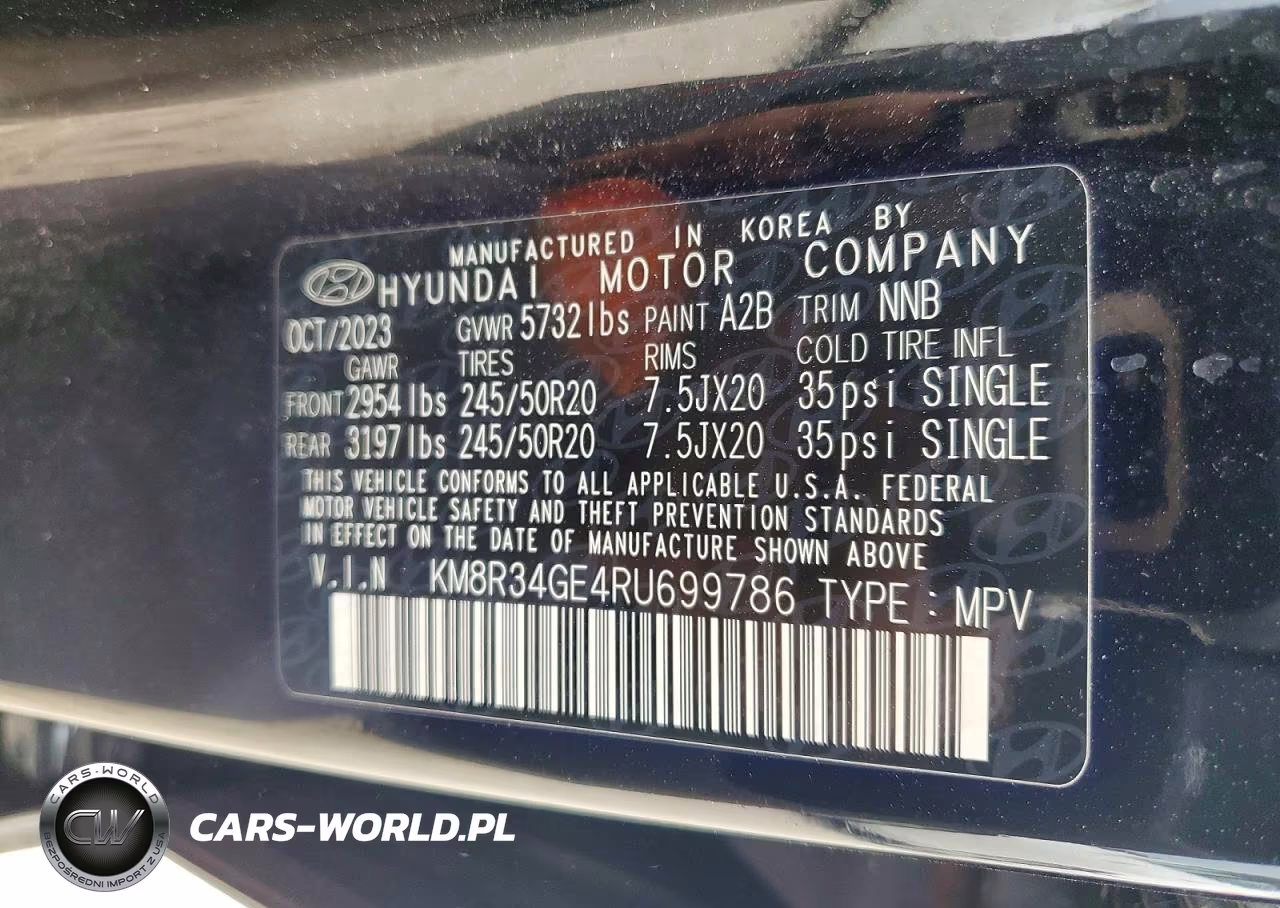 2024 Hyundai Palisade Xrt VIN:KM8R34GE4RU699786 - 13