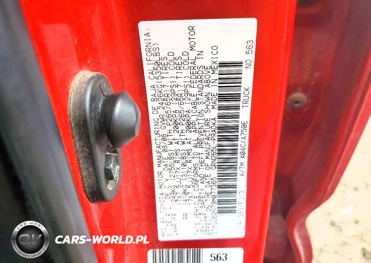 2009 Toyota Tacoma Double Cab Prerunner VIN:3TMJU62N79M077365 - 12