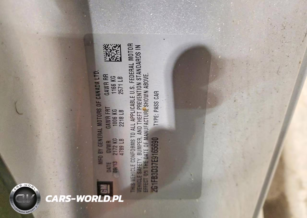 2014 Chevrolet Camaro Lt VIN:2G1FB3D37E9165690 - 12