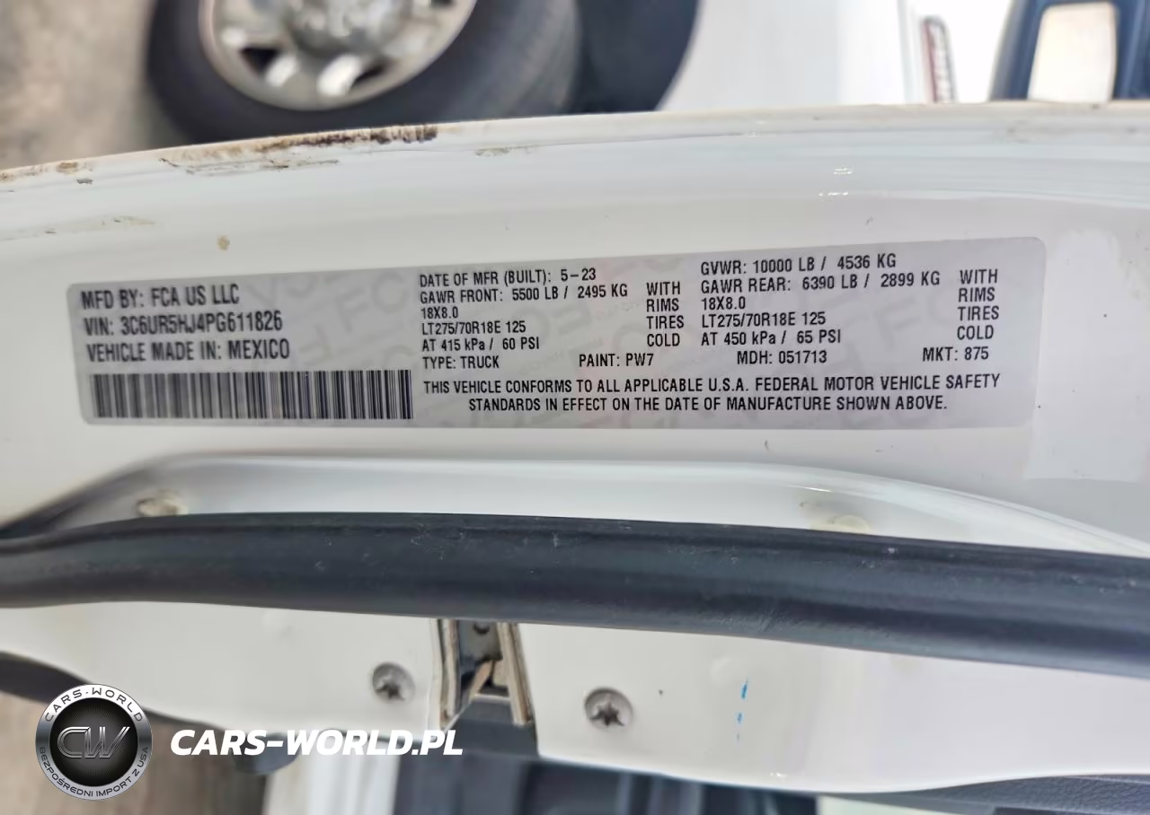 2023 Ram 2500 Tradesman VIN:3C6UR5HJ4PG611826 - 12
