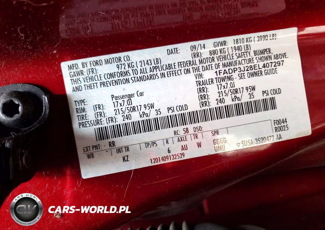2014 Ford Focus Titanium VIN:1FADP3J28EL407297 - 12