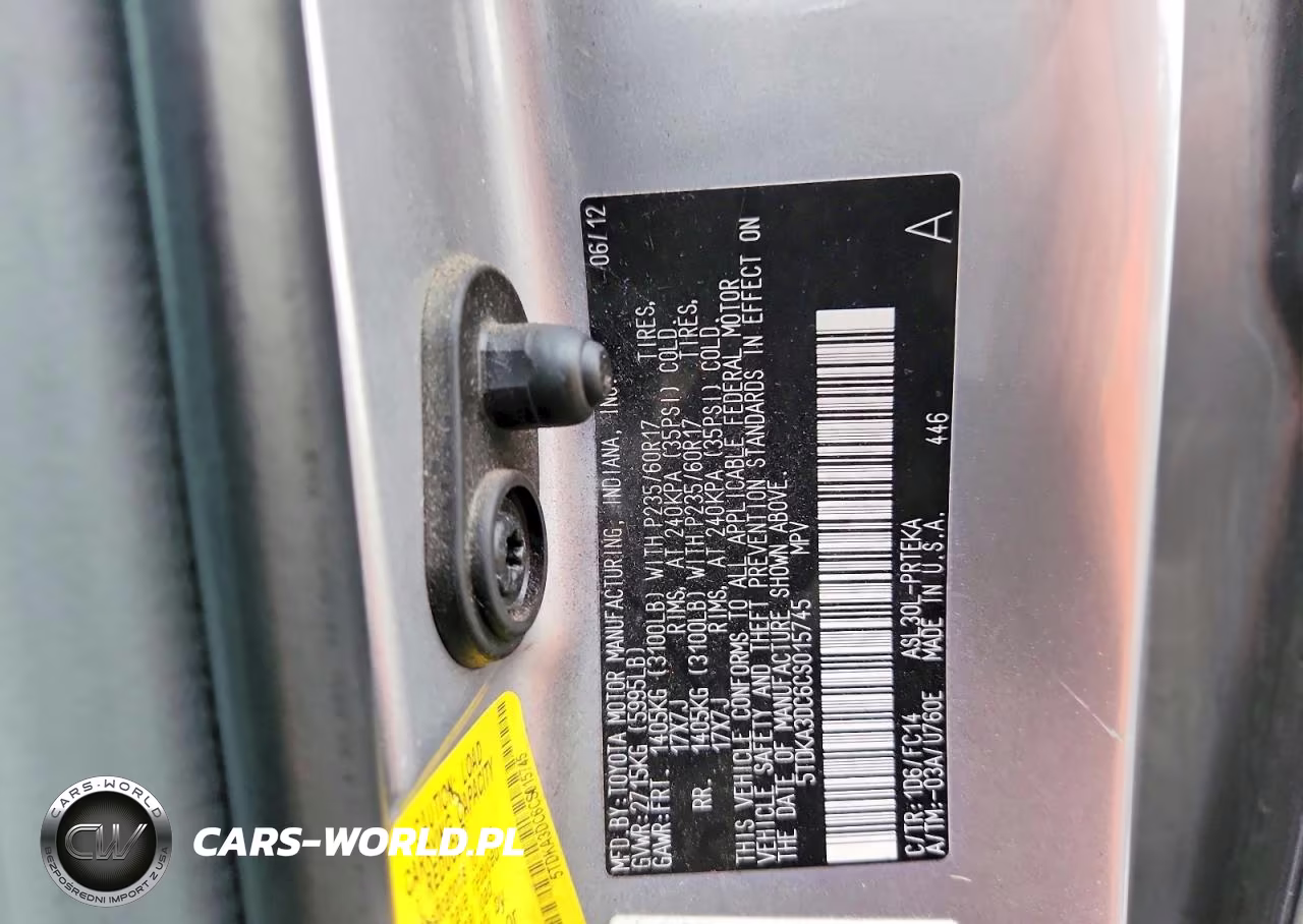 2012 Toyota Sienna Le 8-Passenger VIN:5TDKA3DC6CS015745 - 14