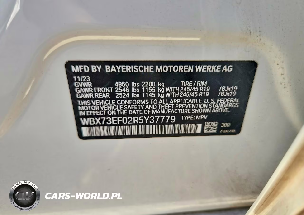 2024 BMW X1 xDrive28I VIN:WBX73EF02R5Y37779 - 12