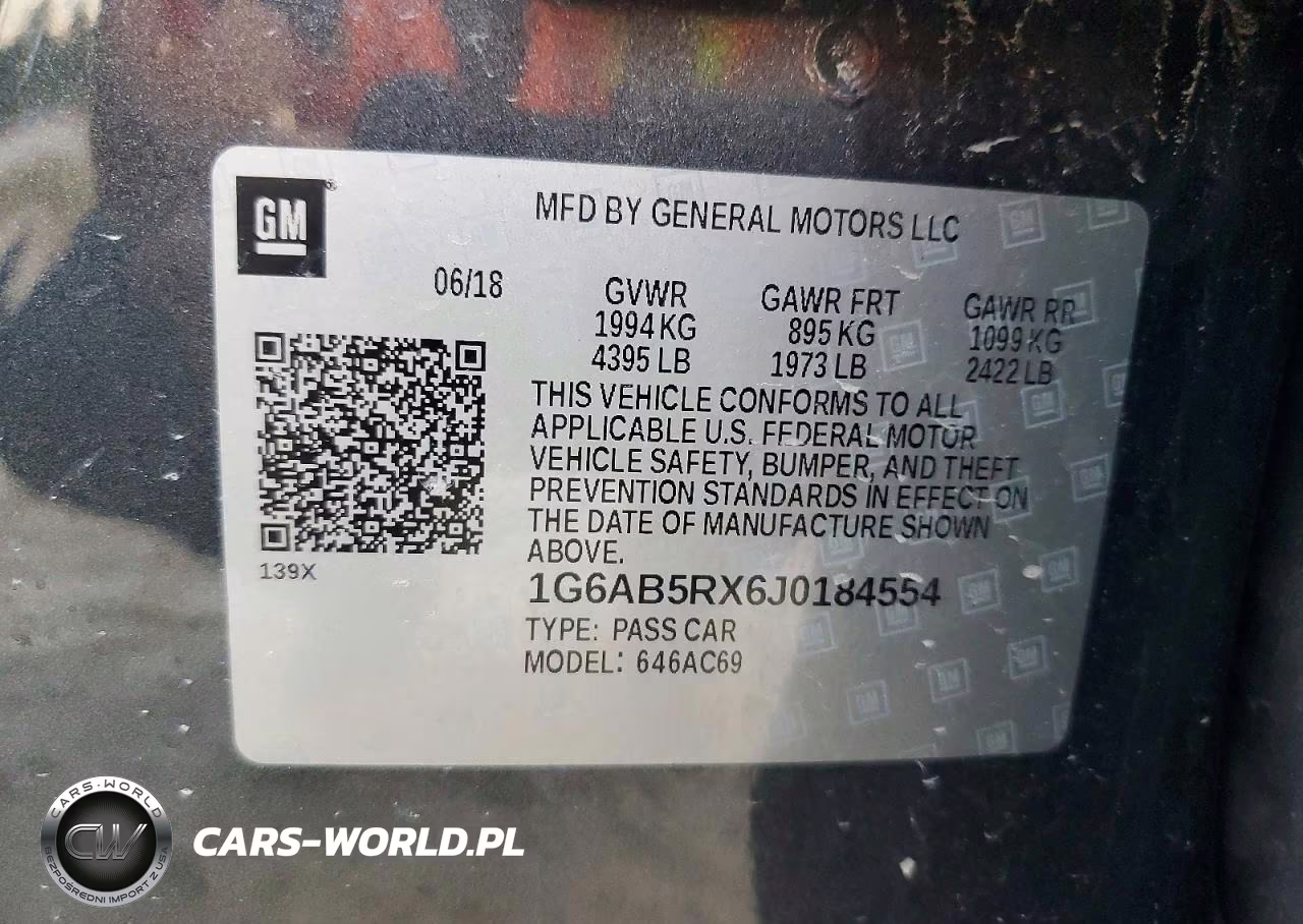 2018 Cadillac Ats Luxury VIN:1G6AB5RX6J0184554 - 12