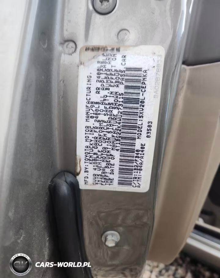 1998 Toyota Camry Le VIN:4T1BG22K4WU273115 - 12