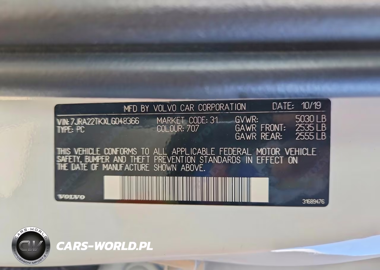 2020 Volvo S60 T6 Momentum VIN:7JRA22TKXLG048366 - 12