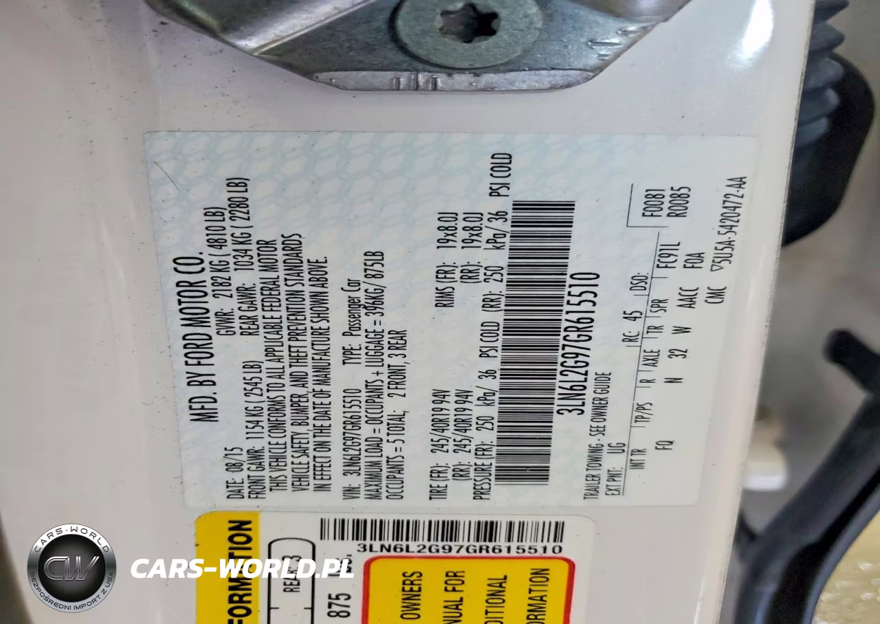 2016 Lincoln Mkz VIN:3LN6L2G97GR615510 - 12