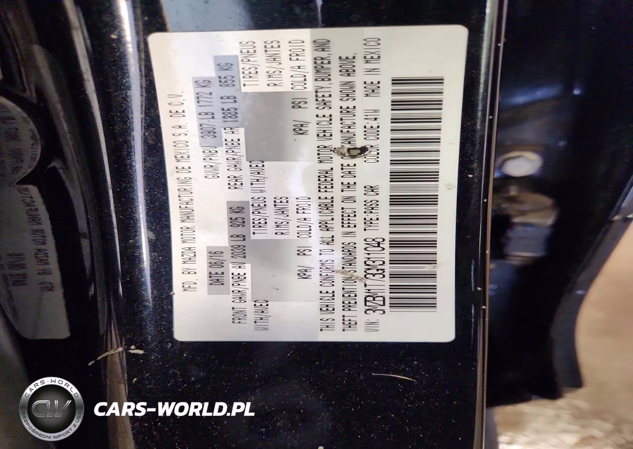 2016 Mazda 3 Sport VIN:3MZBM1T73GM311048 - 12