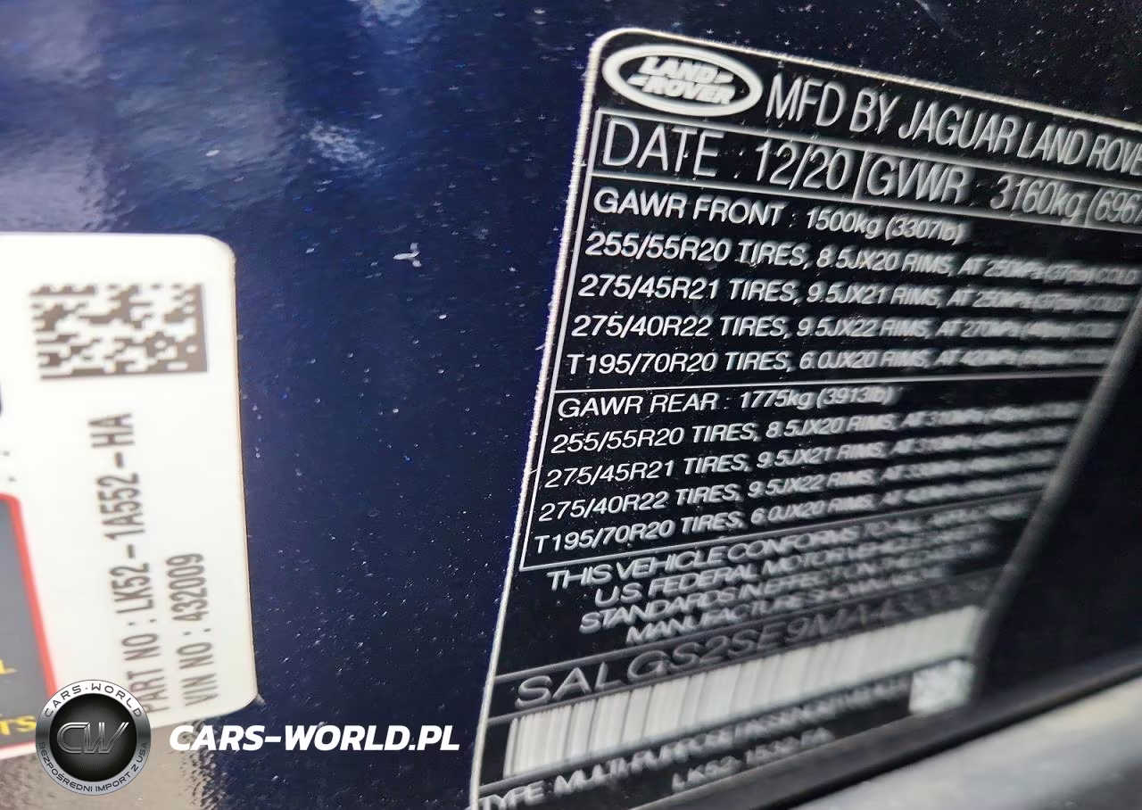 2021 Land Rover Range Rover Westminster Edition VIN:SALGS2SE9MA432009 - 13