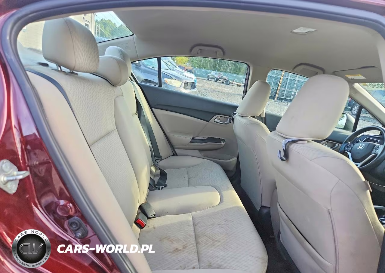 2015 Honda Civic Lx VIN:19XFB2F55FE230216 - 10