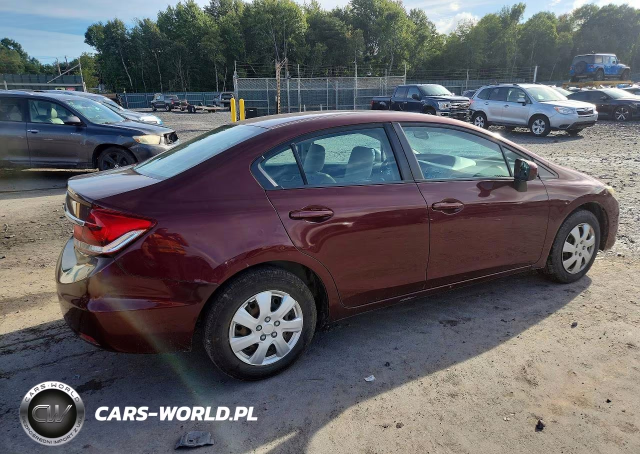 2015 Honda Civic Lx VIN:19XFB2F55FE230216 - 3