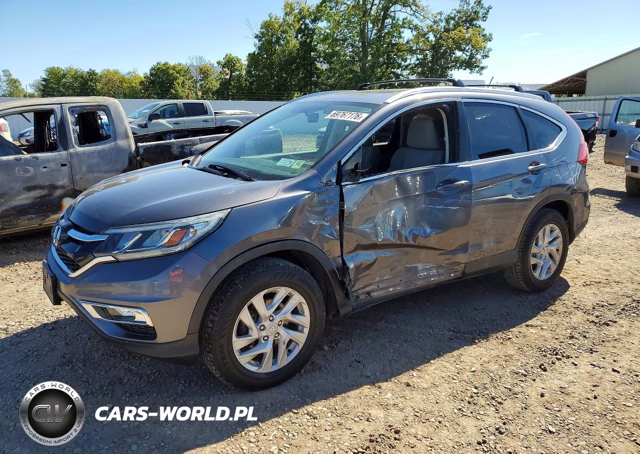 2015 Honda Cr-V Ex VIN:2HKRM4H55FH697325 - 1