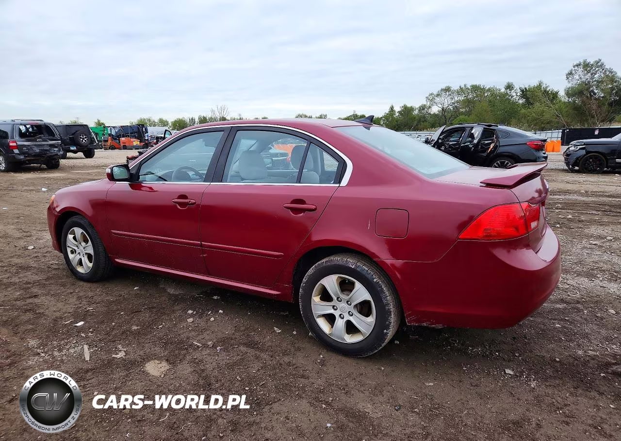 2009 Kia Optima Lx VIN:KNAGE228295296019 - 2