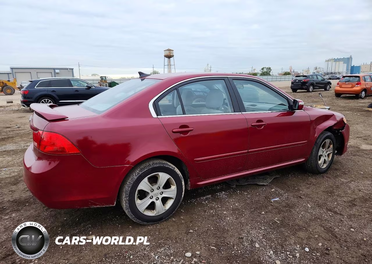 2009 Kia Optima Lx VIN:KNAGE228295296019 - 3