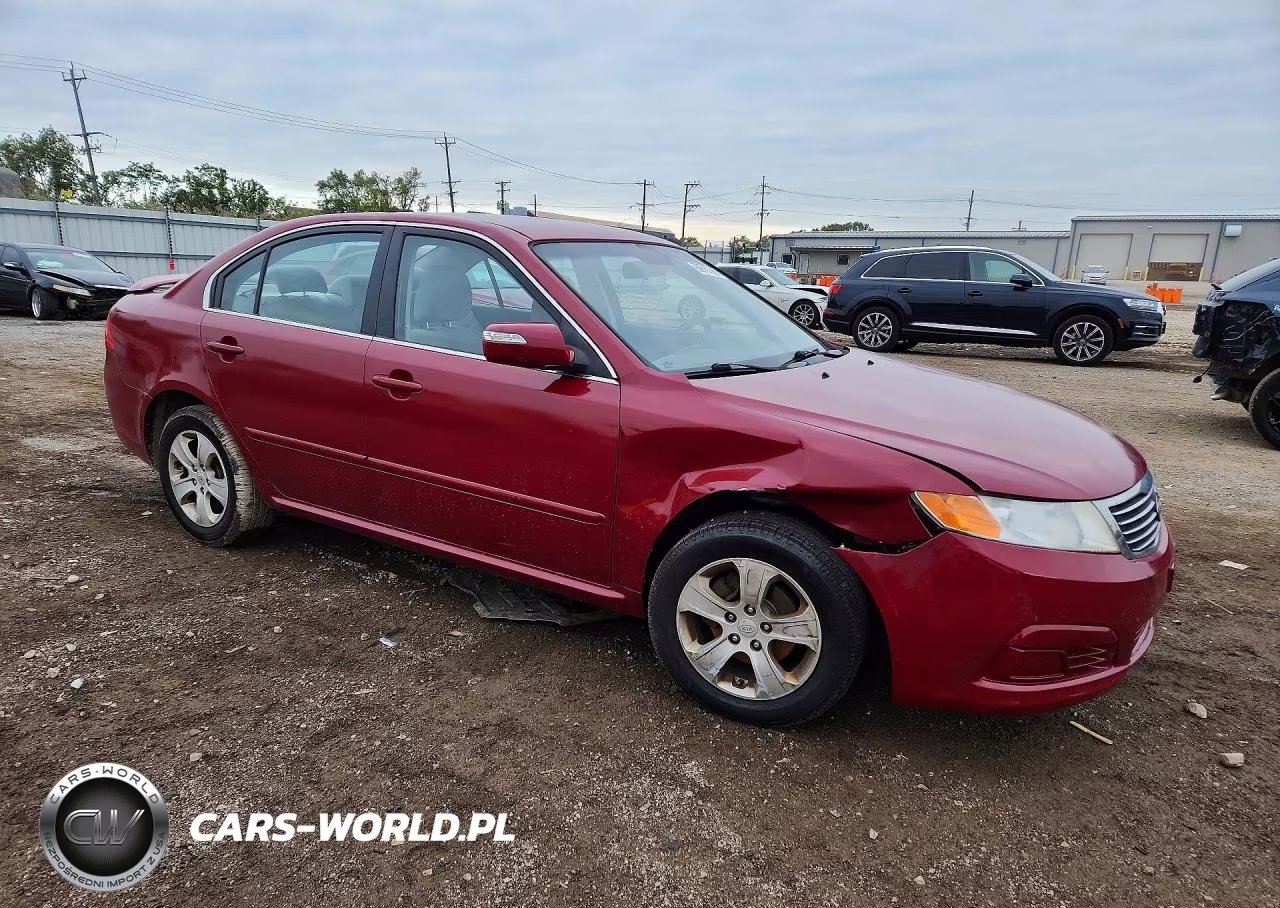 2009 Kia Optima Lx VIN:KNAGE228295296019 - 4