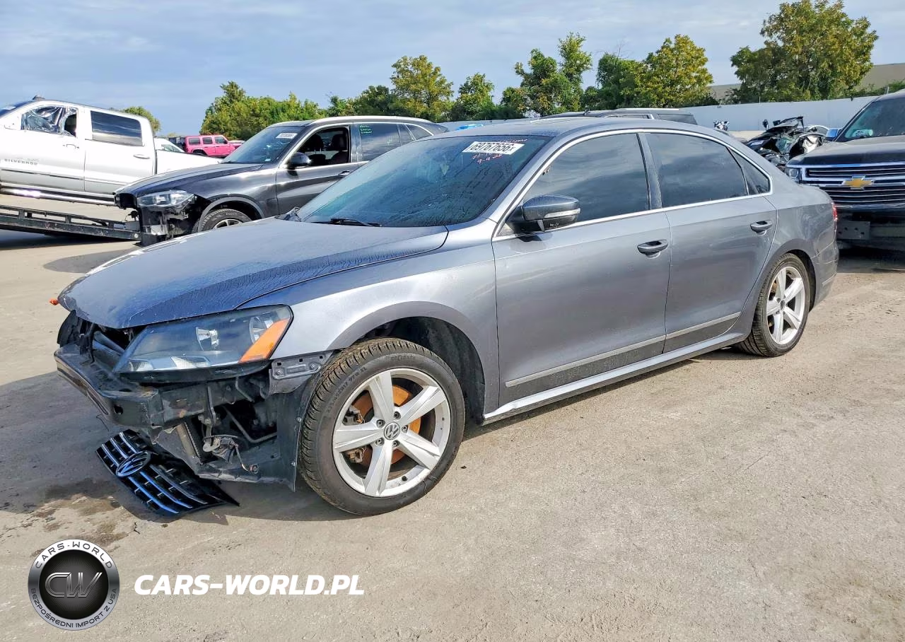 2012 Volkswagen Passat Sel VIN:1VWCH7A32CC110202 - 1