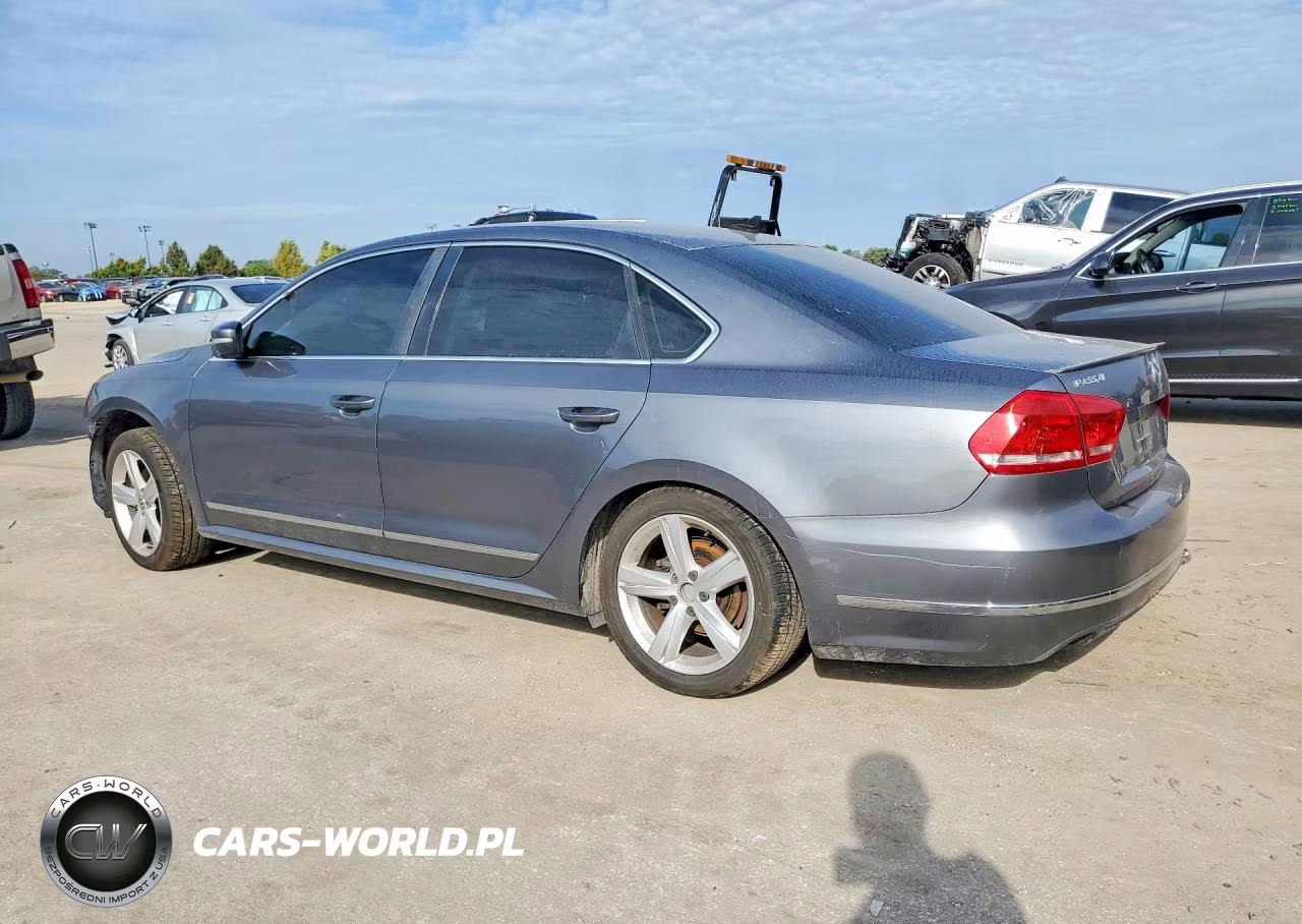 2012 Volkswagen Passat Sel VIN:1VWCH7A32CC110202 - 2