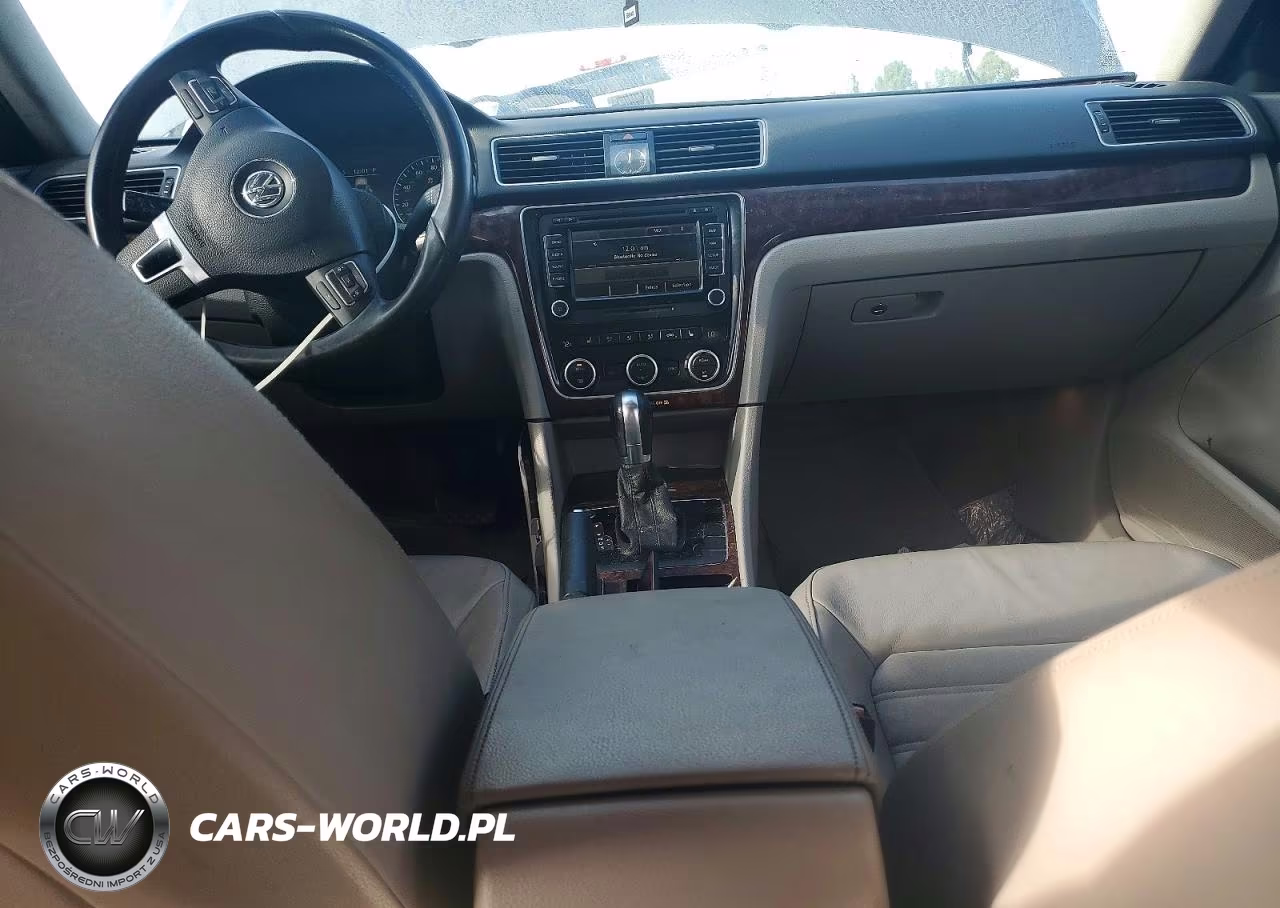 2012 Volkswagen Passat Sel VIN:1VWCH7A32CC110202 - 8