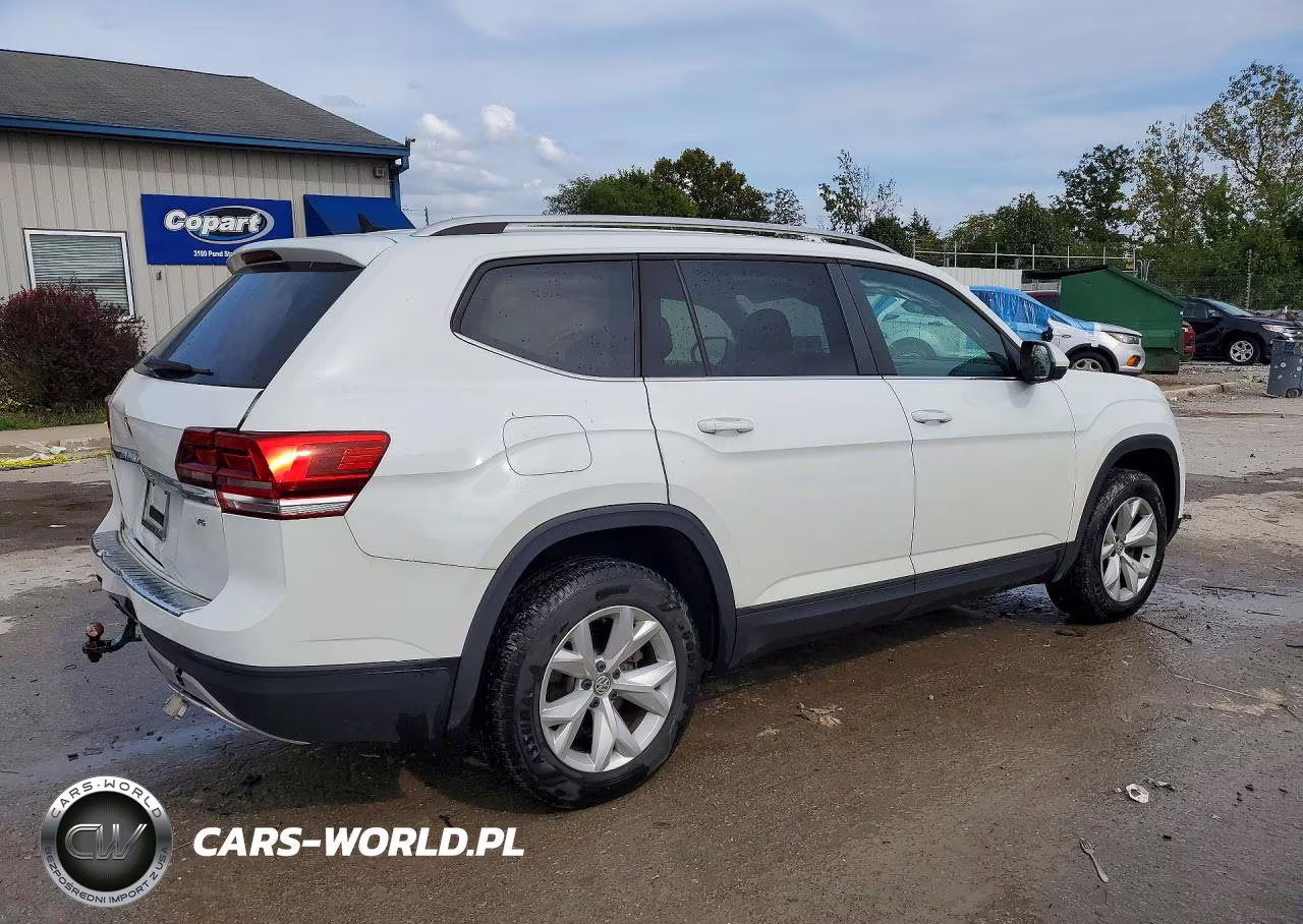 2019 Volkswagen Atlas Se VIN:1V2DR2CA7KC572173 - 3