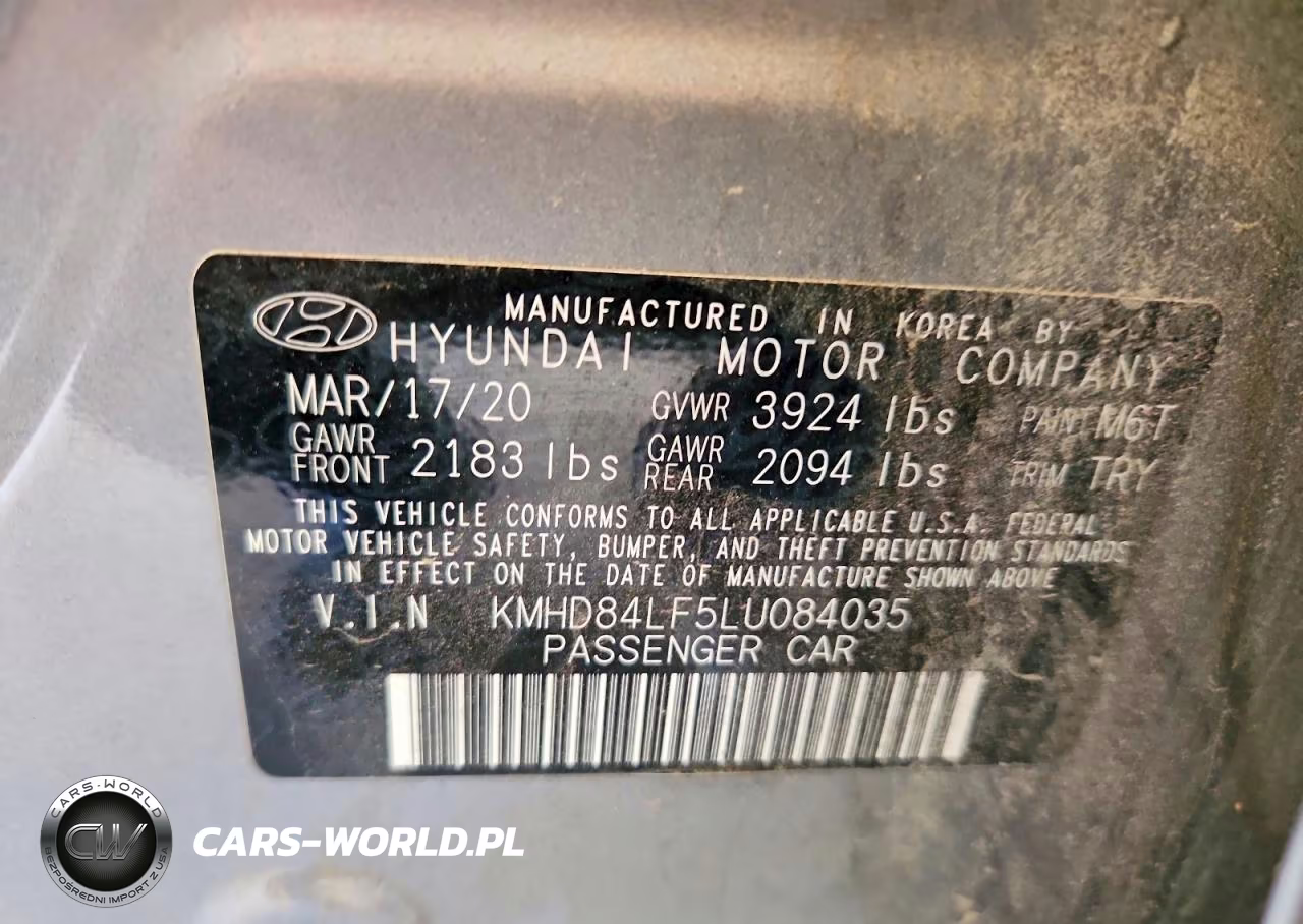 2020 Hyundai Elantra Value Edition VIN:KMHD84LF5LU084035 - 12