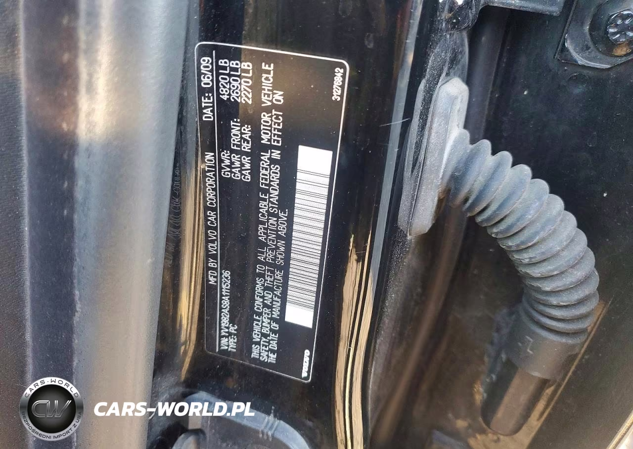 2010 Volvo S80 3.2 VIN:YV1982AS8A1115236 - 12