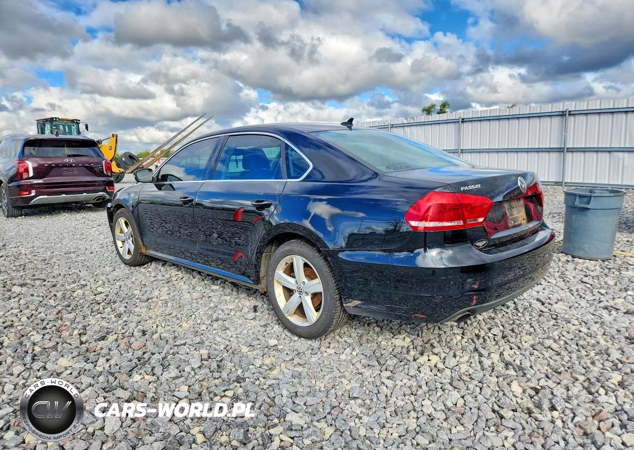 2013 Volkswagen Passat Se VIN:1VWBH7A31DC006877 - 2