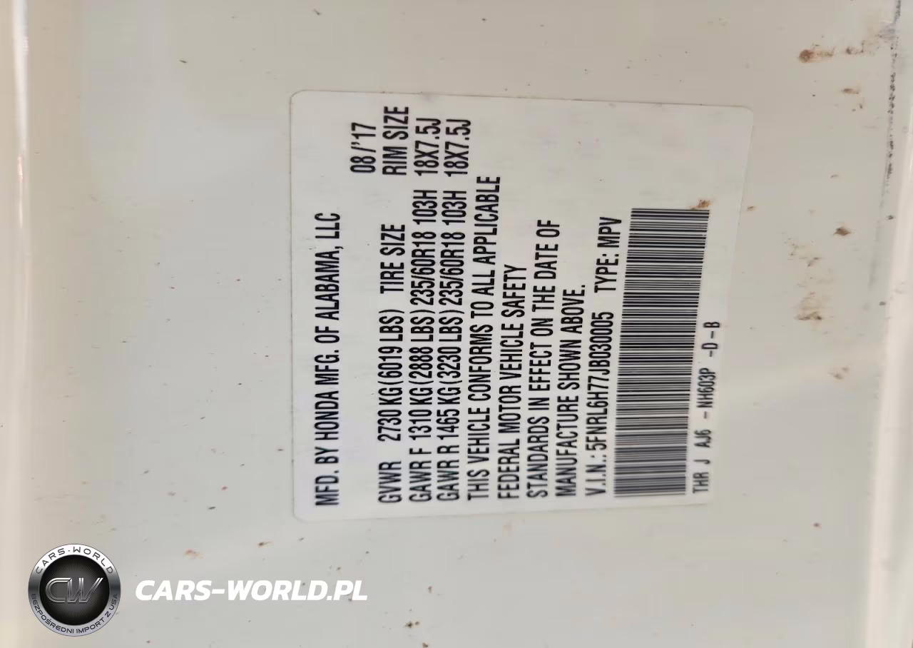 2018 Honda Odyssey Exl VIN:5FNRL6H77JB030005 - 13
