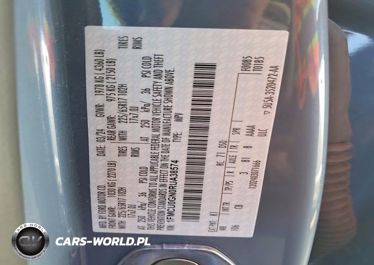 2024 Ford Escape Active VIN:1FMCU0GN0RUA38574 - 13
