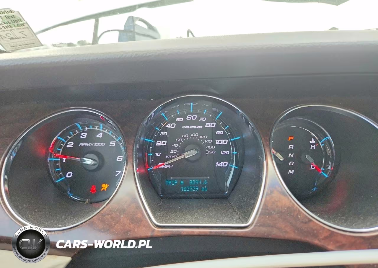 2012 Ford Taurus Sel VIN:1FAHP2EW7CG137557 - 9